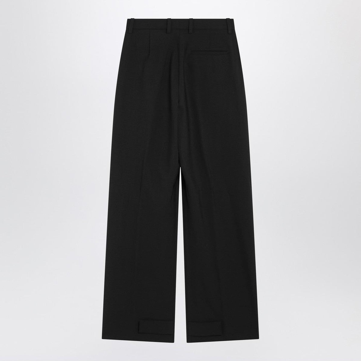 Moncler X Edward Enninful Black Wool-Blend Trousers Women Moncler X Edward Enninful