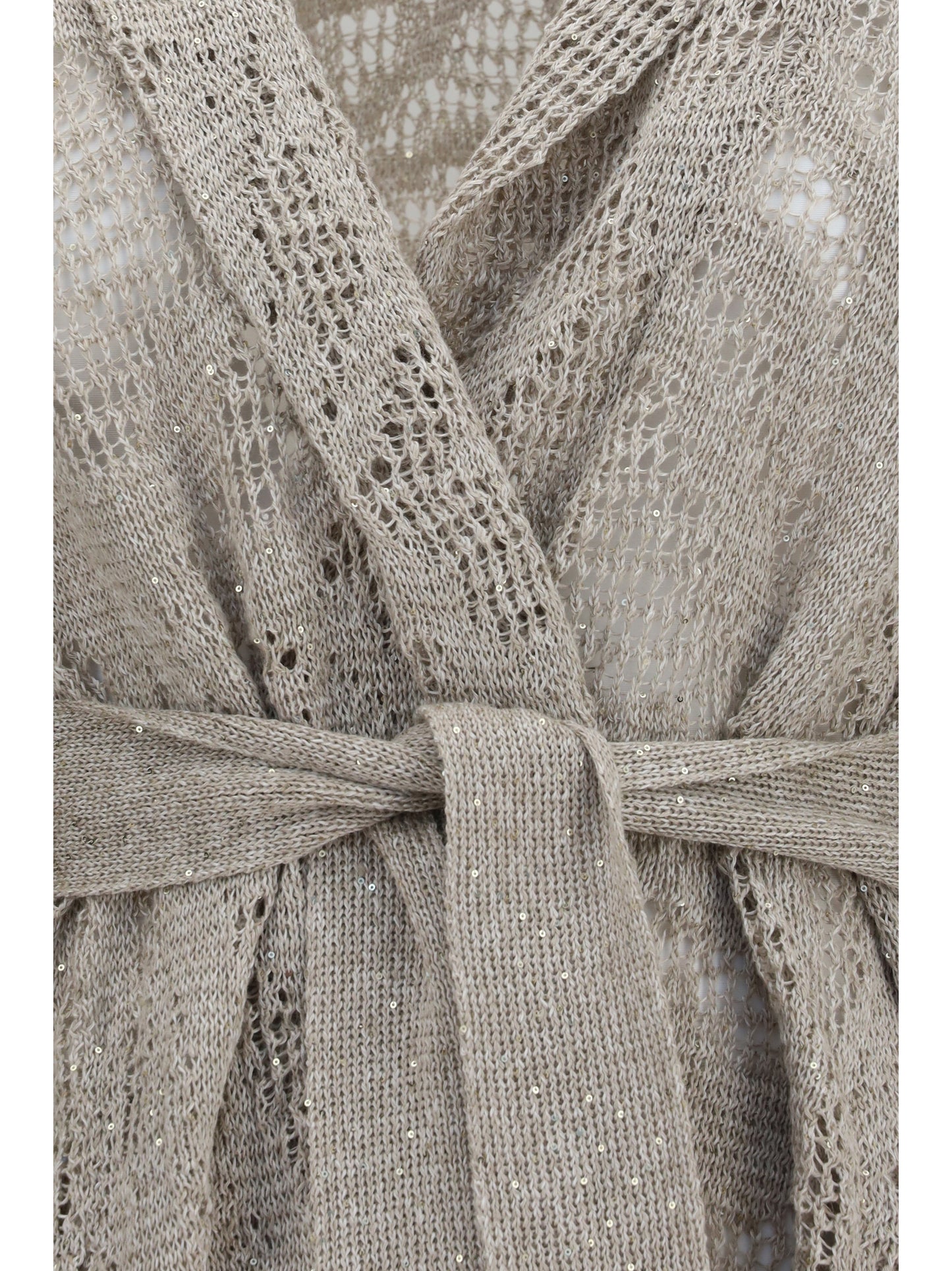 Brunello Cucinelli Women Cotton And Linen Cardigan BRUNELLO CUCINELLI