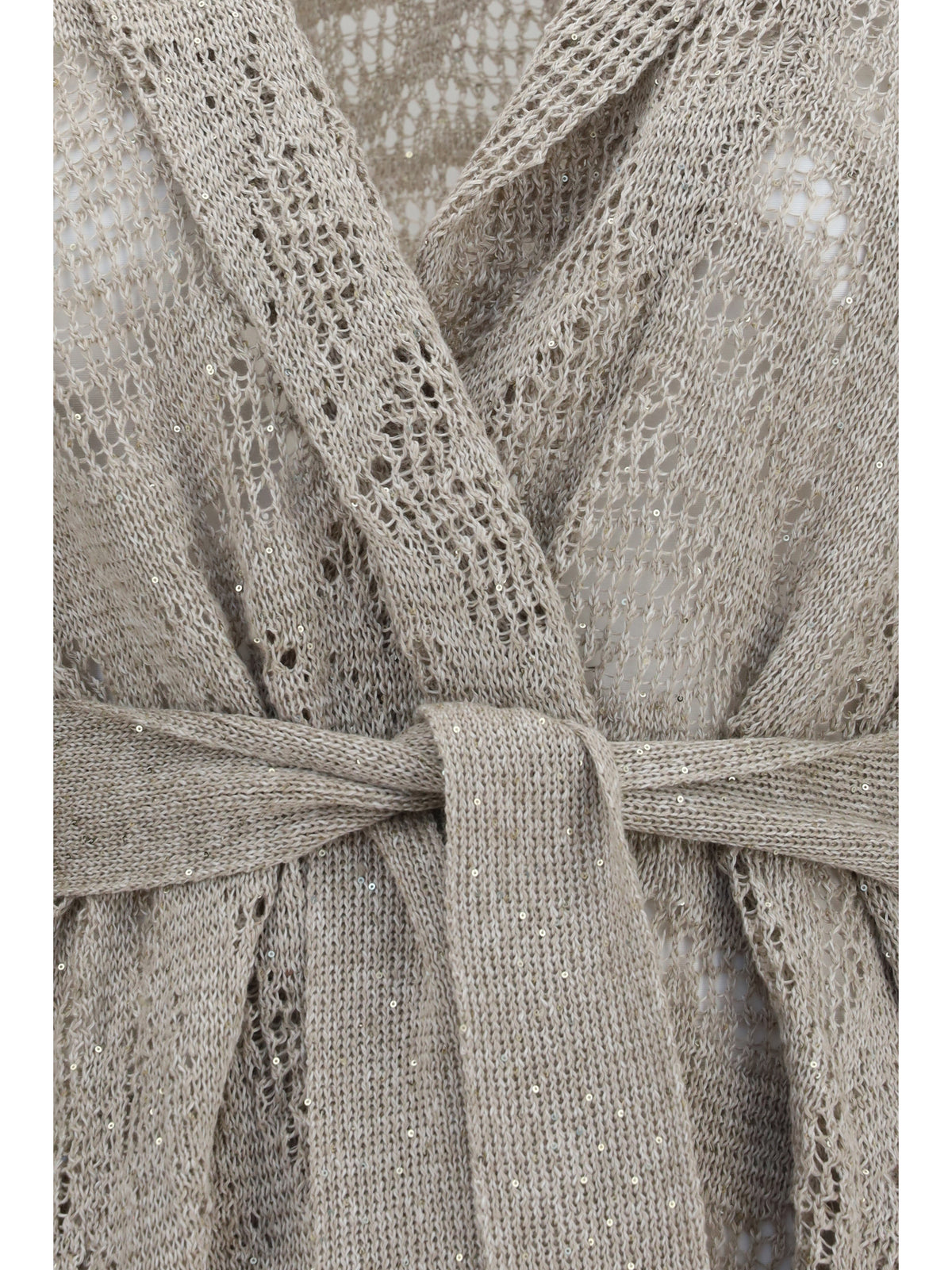 Brunello Cucinelli Women Cotton And Linen Cardigan BRUNELLO CUCINELLI