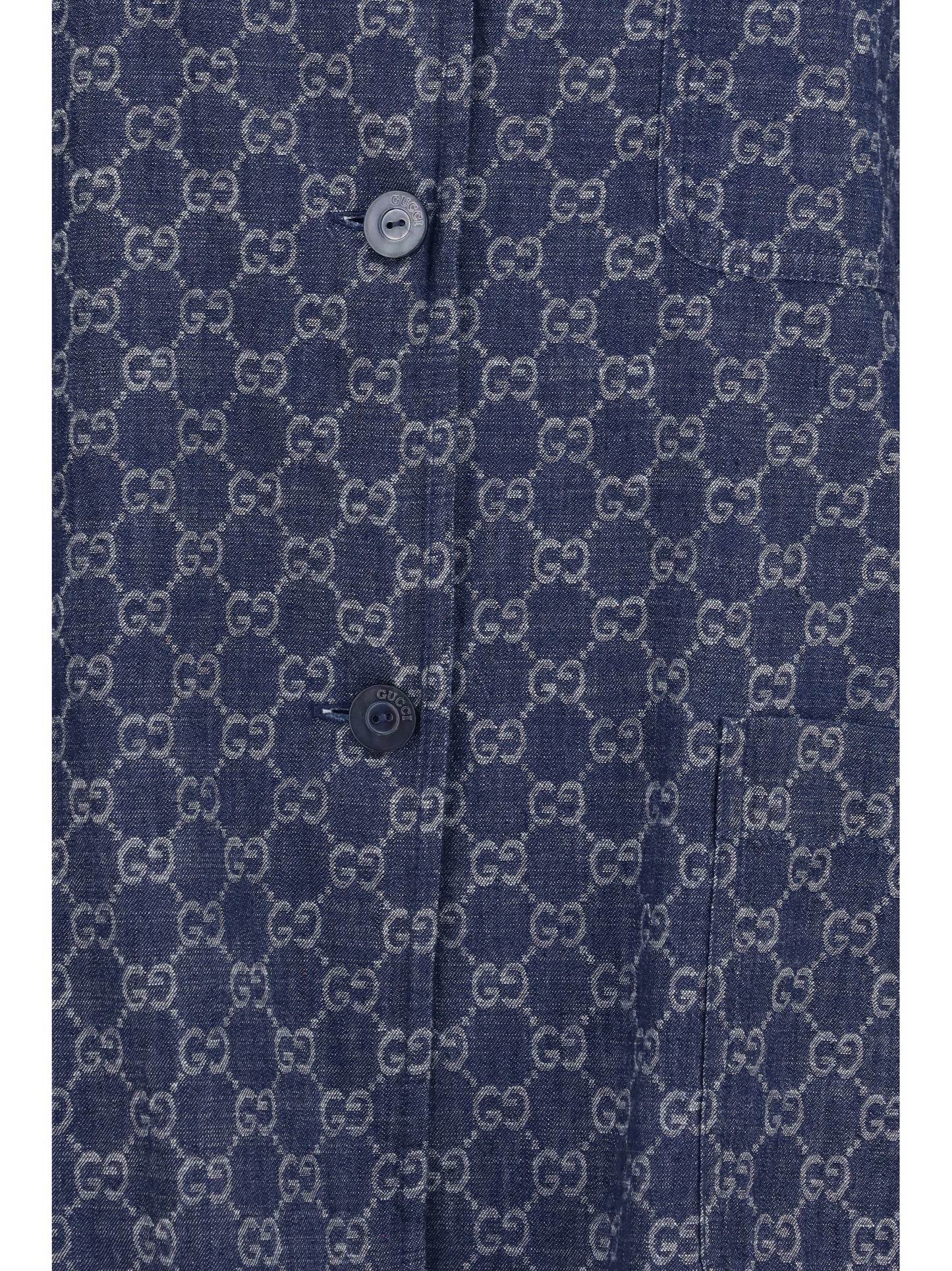 Gucci Women Gg Jacquard Cotton Jacket GUCCI