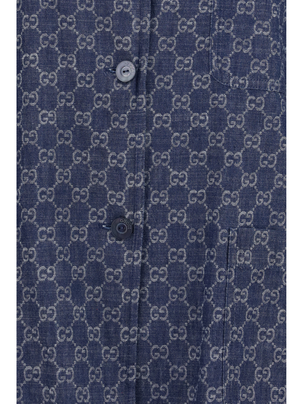 Gucci Women Gg Jacquard Cotton Jacket GUCCI