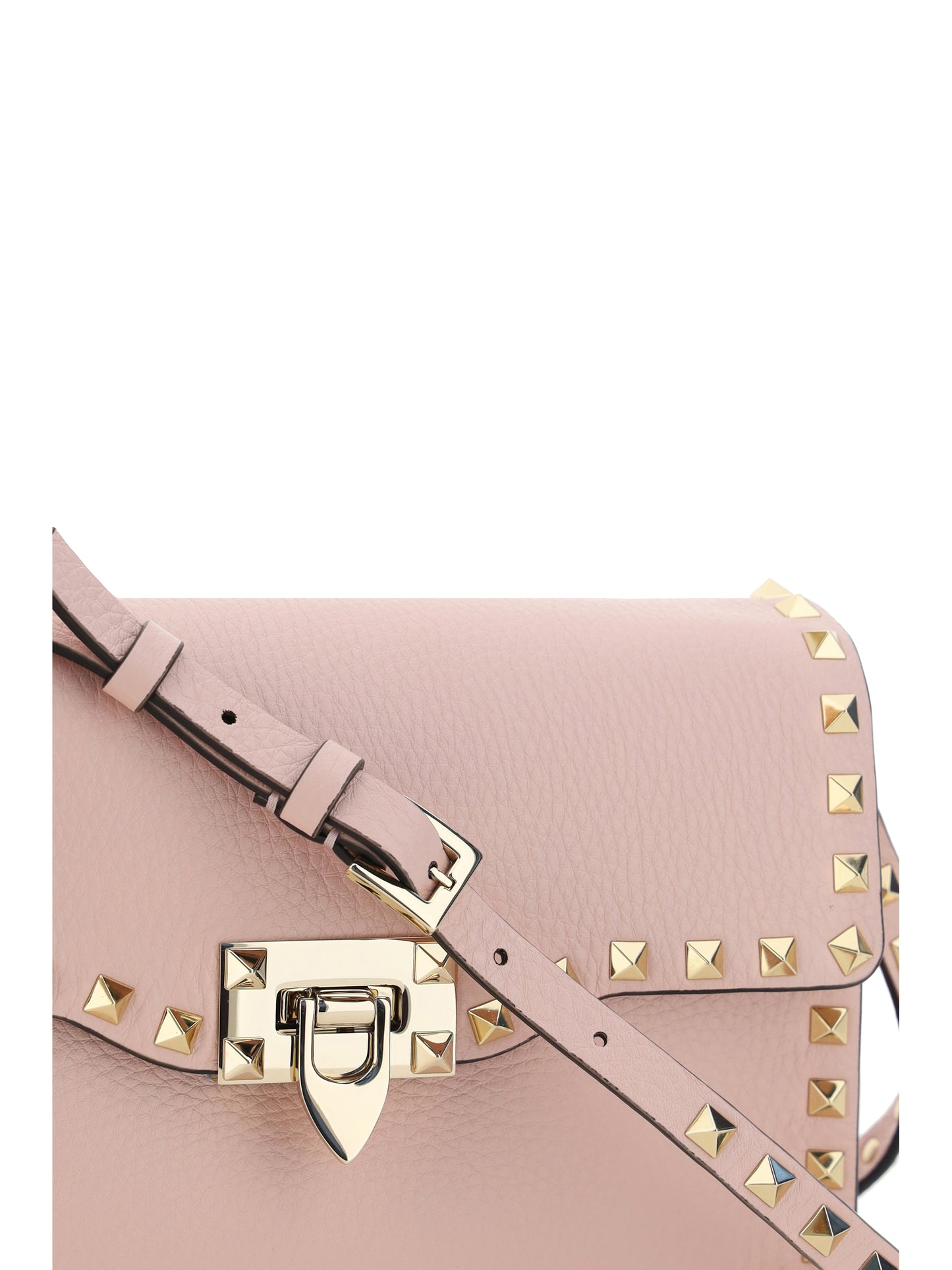 Valentino Garavani Women Rockstud Mini Shoulder Bag In Garnet Calfskin VALENTINO GARAVANI