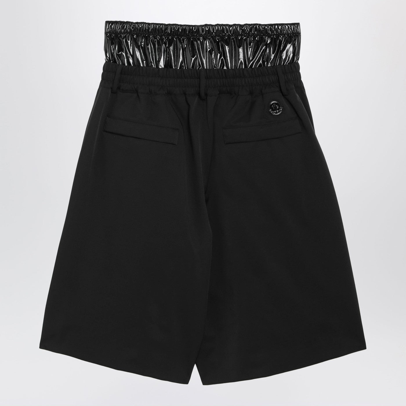 Moncler X A$Ap Rocky Black Nylon Blend Bermuda Shorts Men Moncler X A$AP Rocky