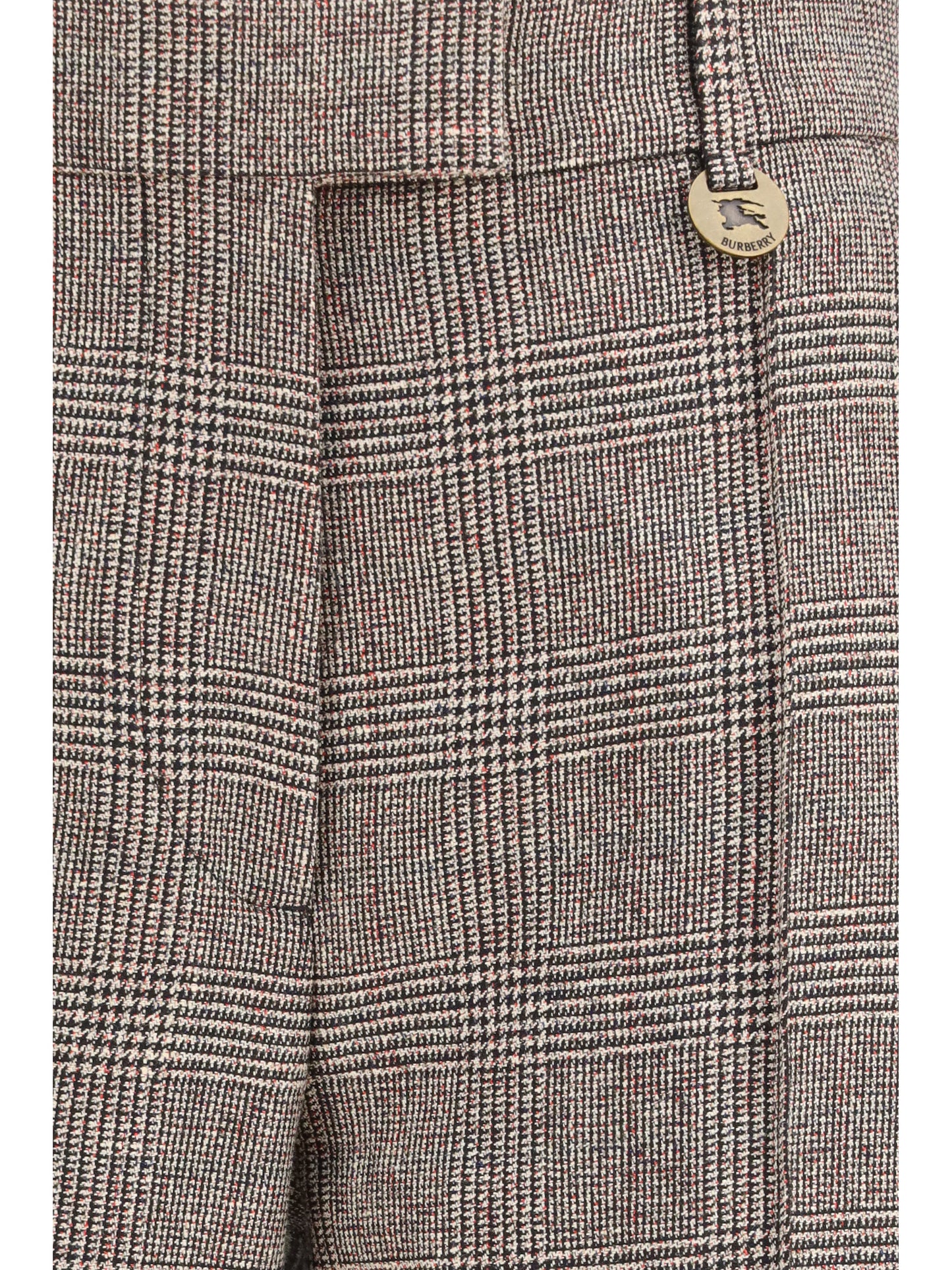 Burberry Women Tailored Linen And Wool-Blend Pants BURBERRY