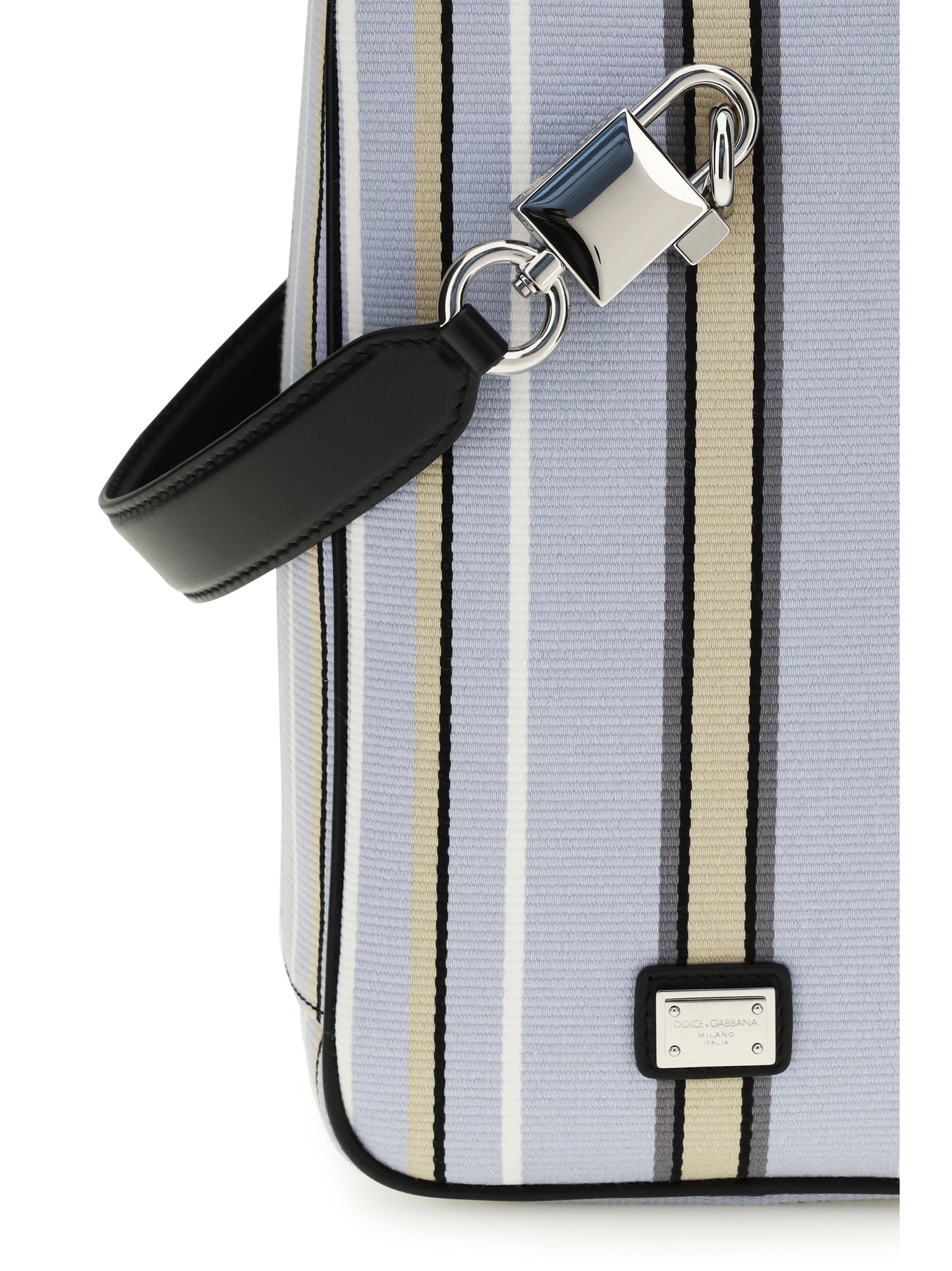 Dolce & Gabbana Men Lock Handbag In Jacquard Fabric DOLCE & GABBANA
