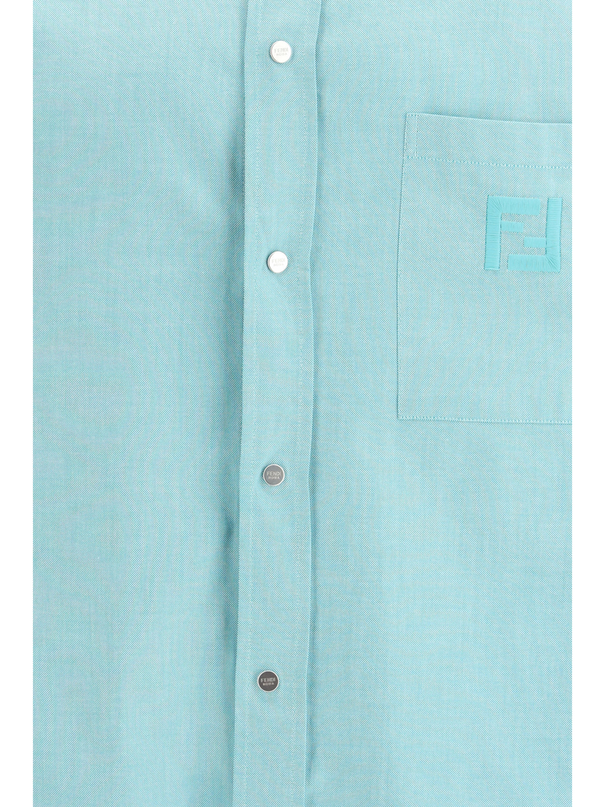 Fendi Men Oxford Cotton Shirt FENDI