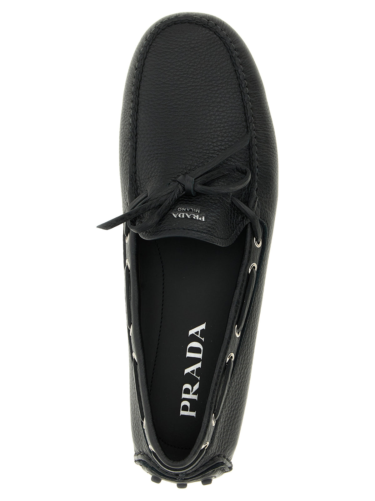 Prada Men Leather Loafers PRADA