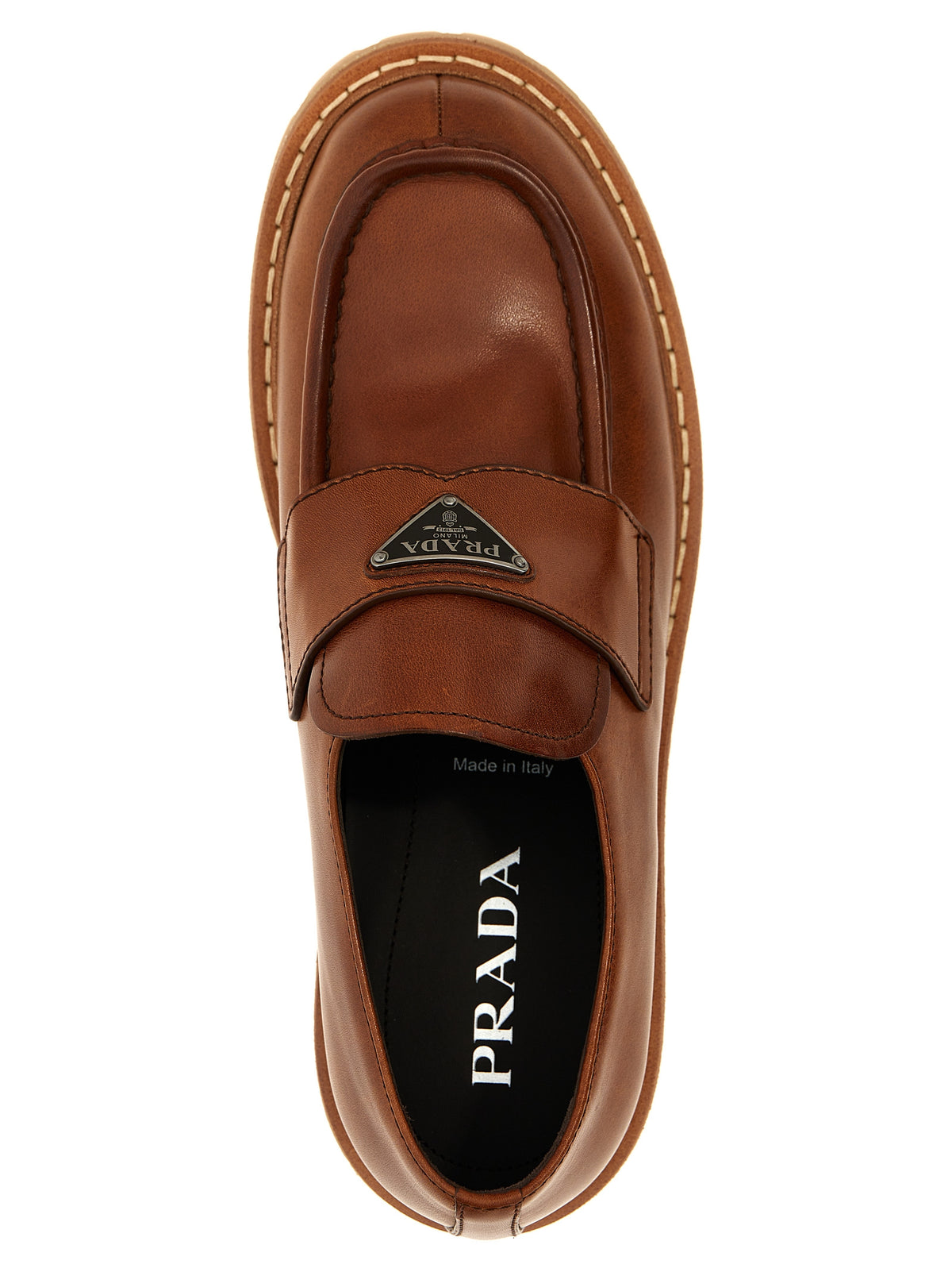 Prada Men 'Double Chocolate' Loafers PRADA