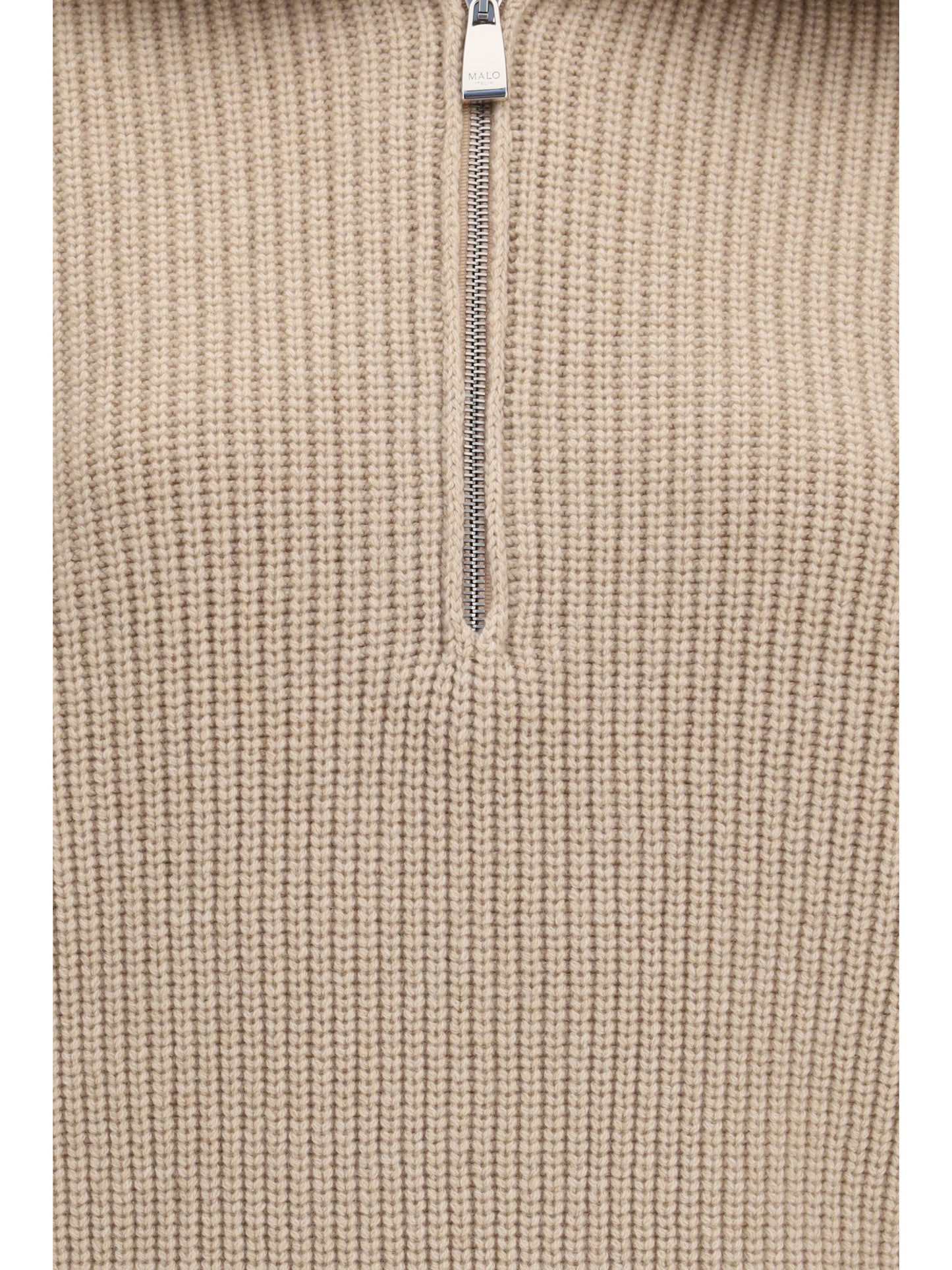 Malo Women Cashmere High-Neck Zip Sweater MALO