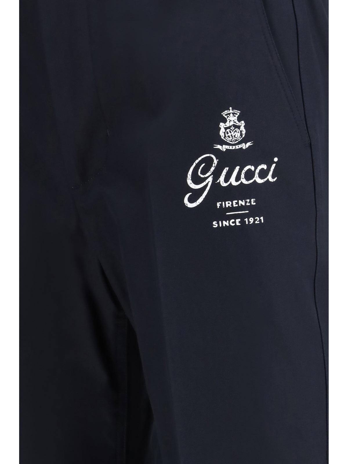 Gucci Men Compact Cotton Twill Pants GUCCI