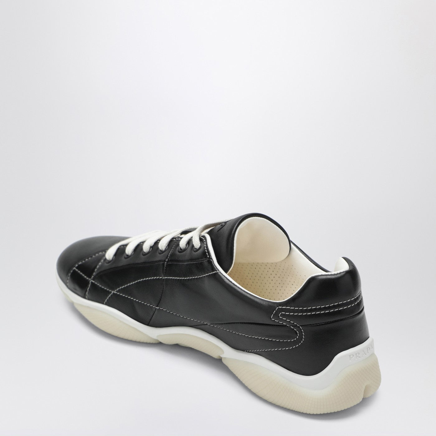 Prada Black Nappa Sneakers Men PRADA
