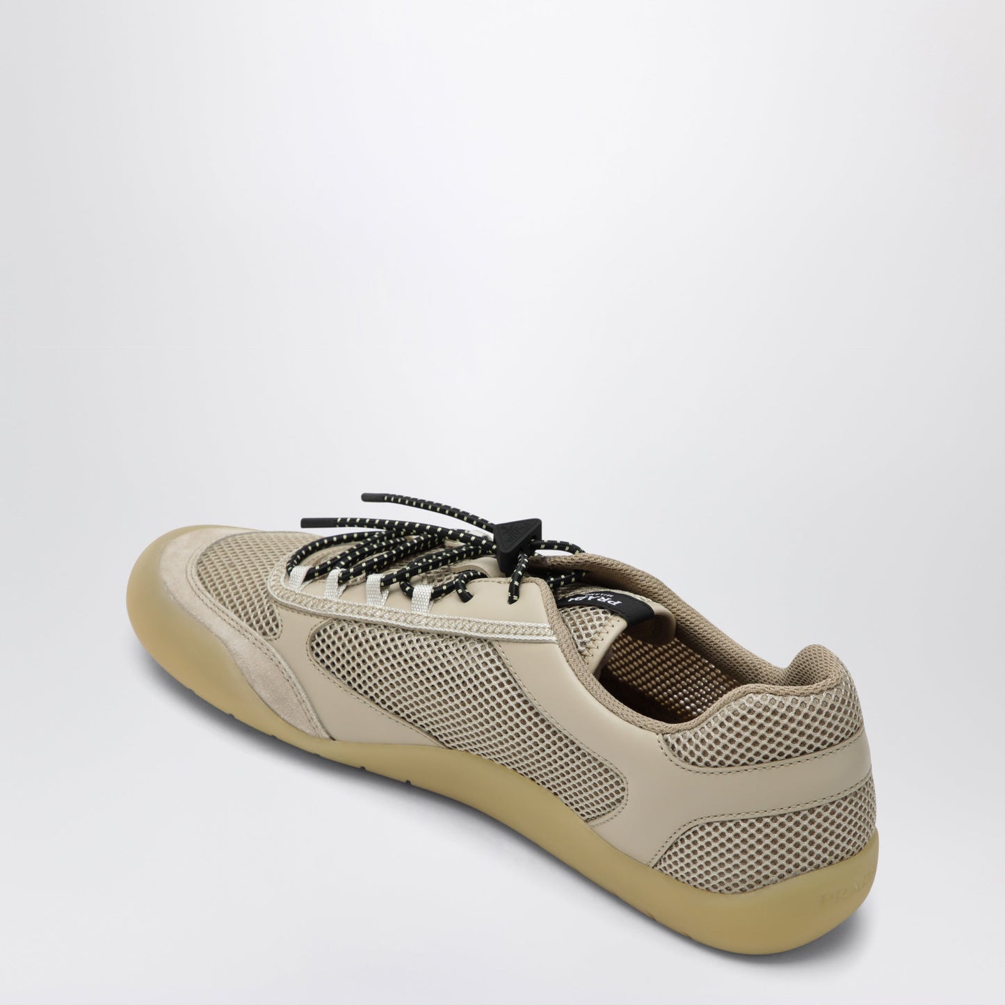 Prada Speedrock Sneakers In Desert Leather And Mesh Men PRADA