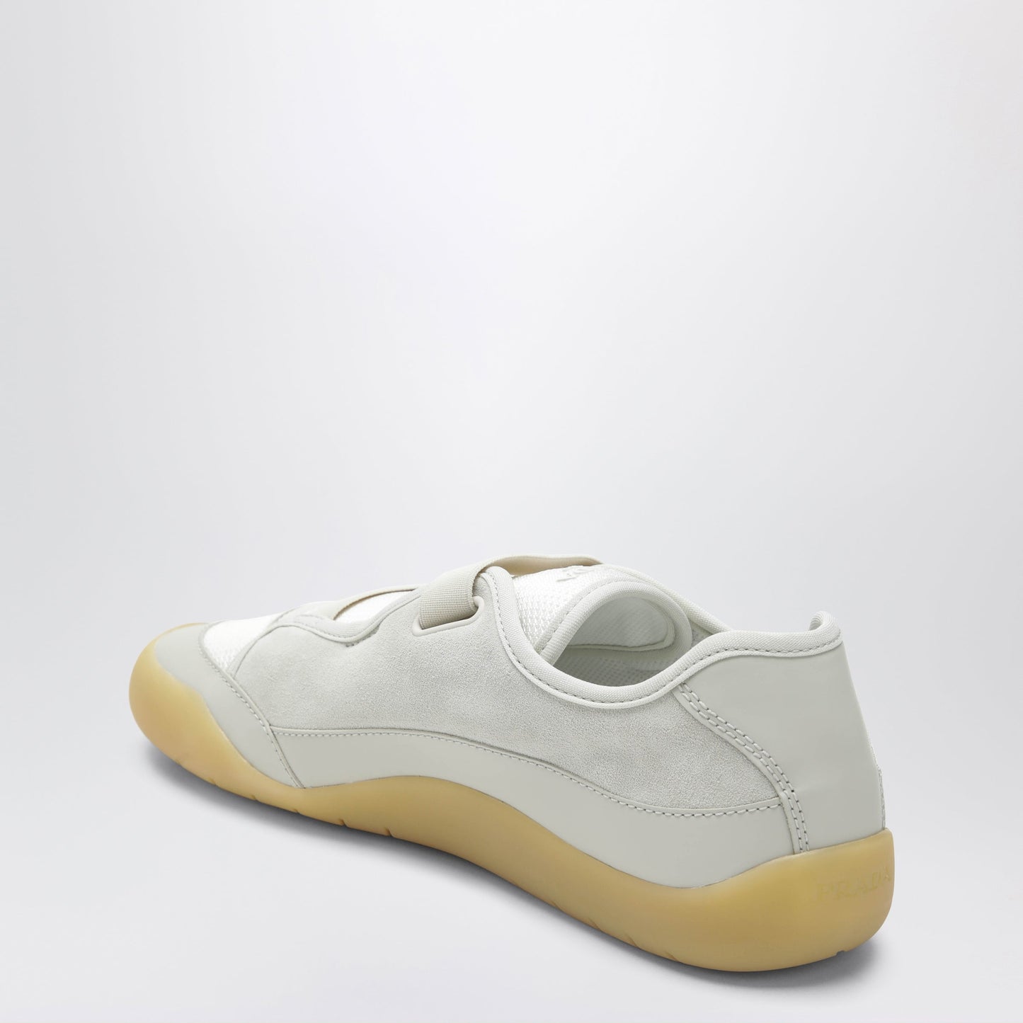 Prada Speedrock Crystal Leather And Mesh Sneakers Men PRADA