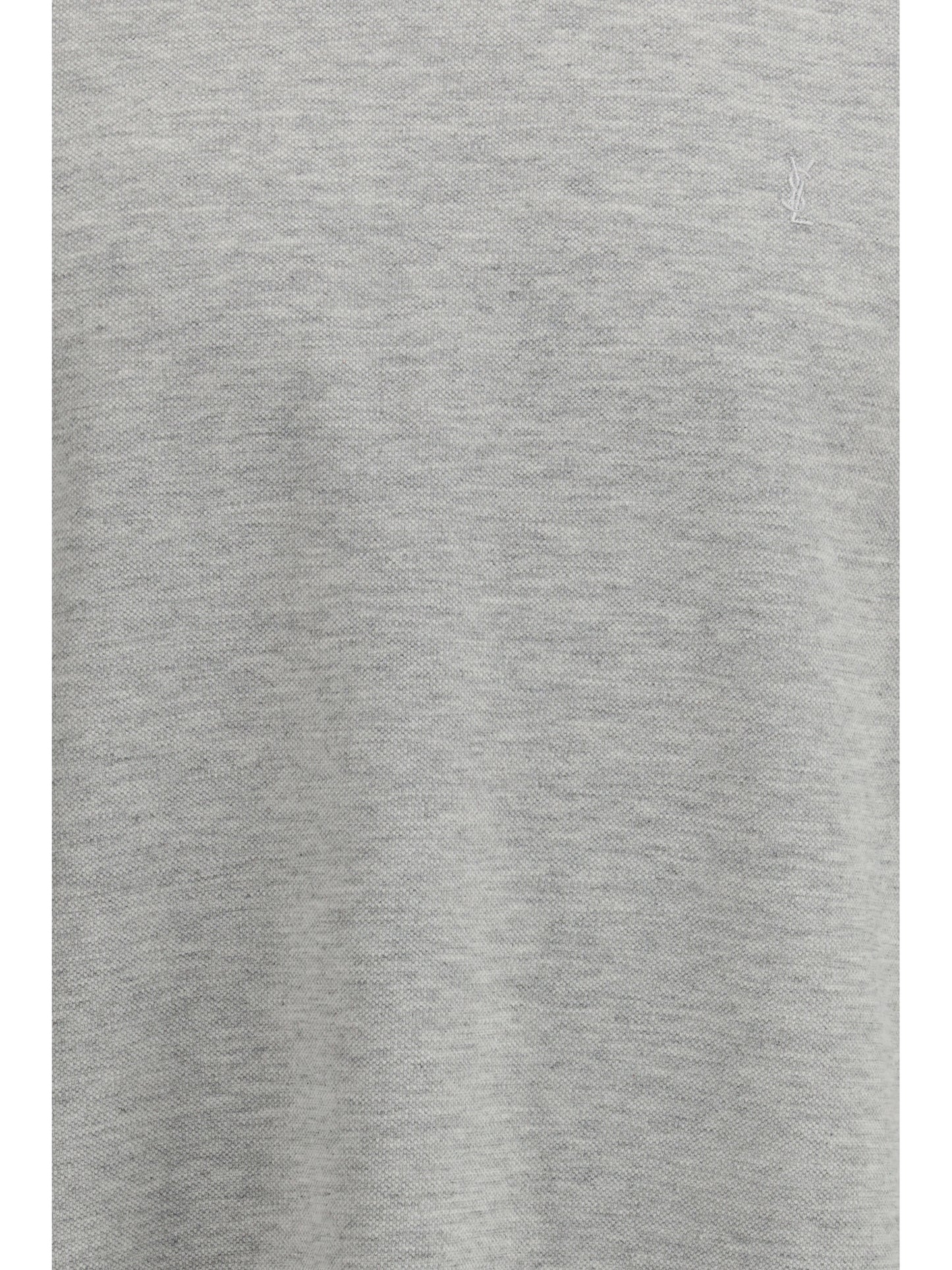 Saint Laurent Men Cassandre Piqué T-Shirt SAINT LAURENT