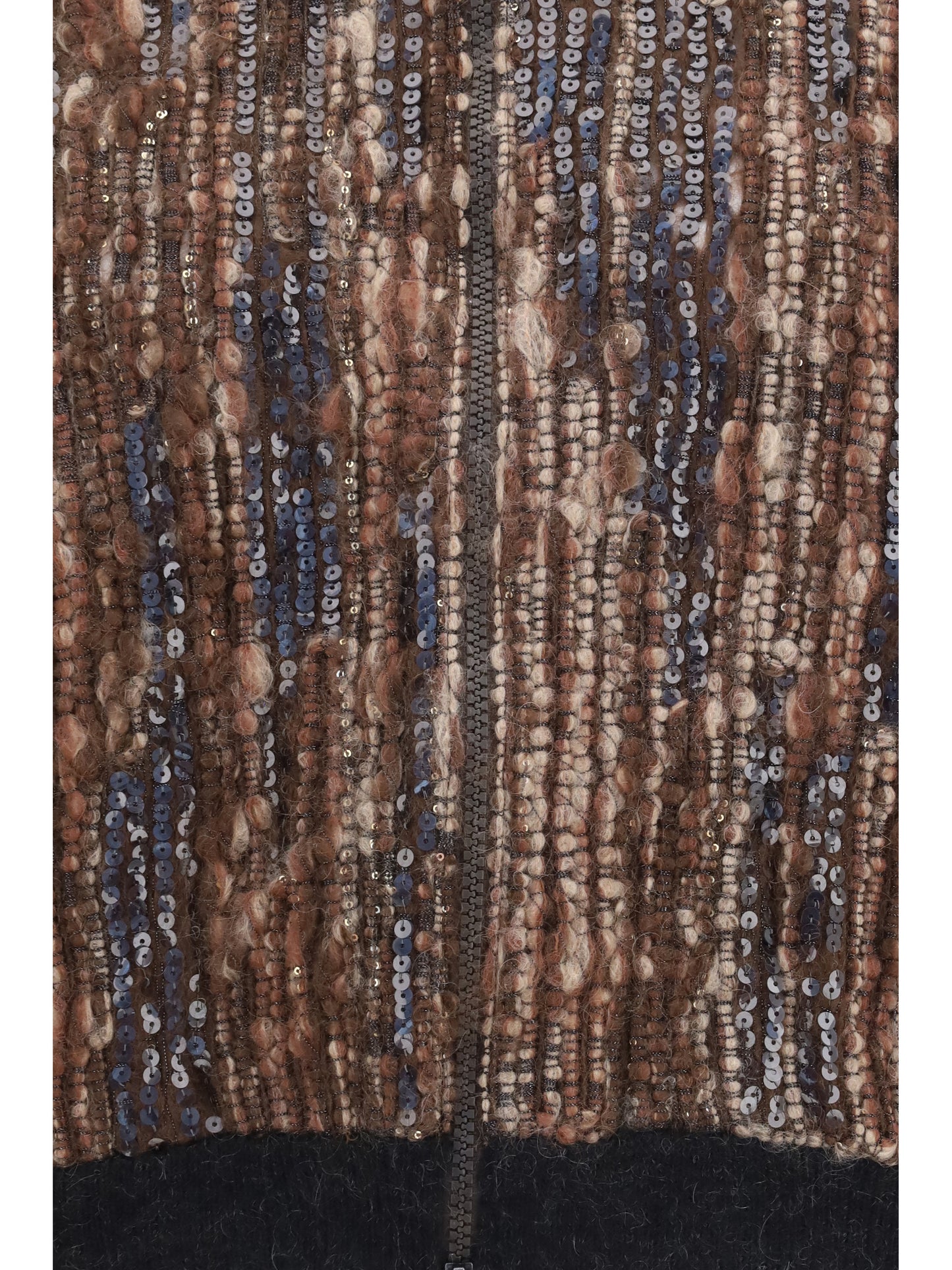 Brunello Cucinelli Women Perforated Zip Cardigan BRUNELLO CUCINELLI