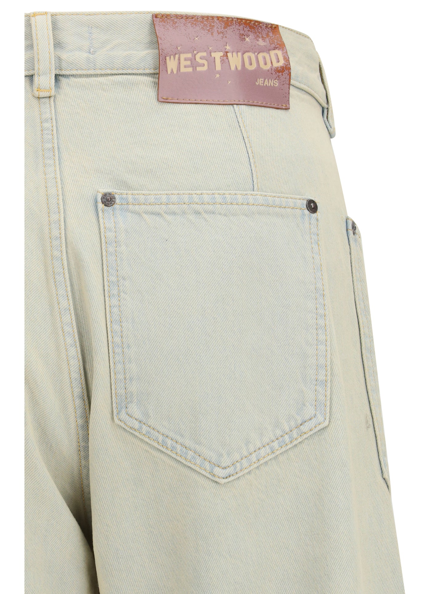 Vivienne Westwood Men Jeans In Cotton With Patch Pockets VIVIENNE WESTWOOD