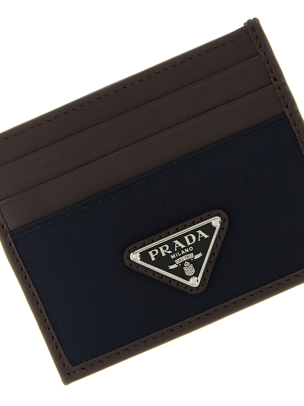 Prada Men Nylon Leather Cardholder PRADA
