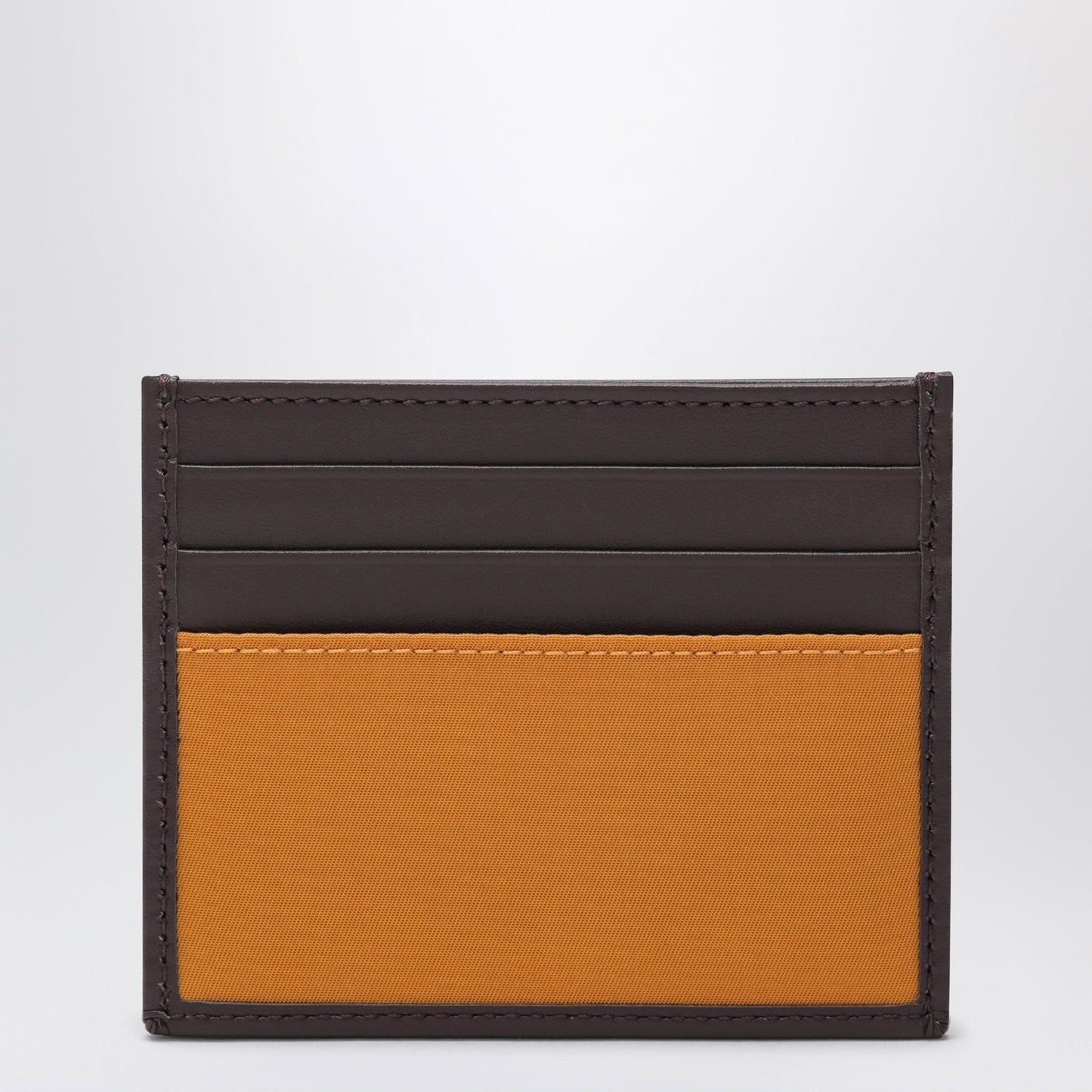Prada Prada Speedrock Cardholder In Re-Nylon And Amber Leather Men PRADA