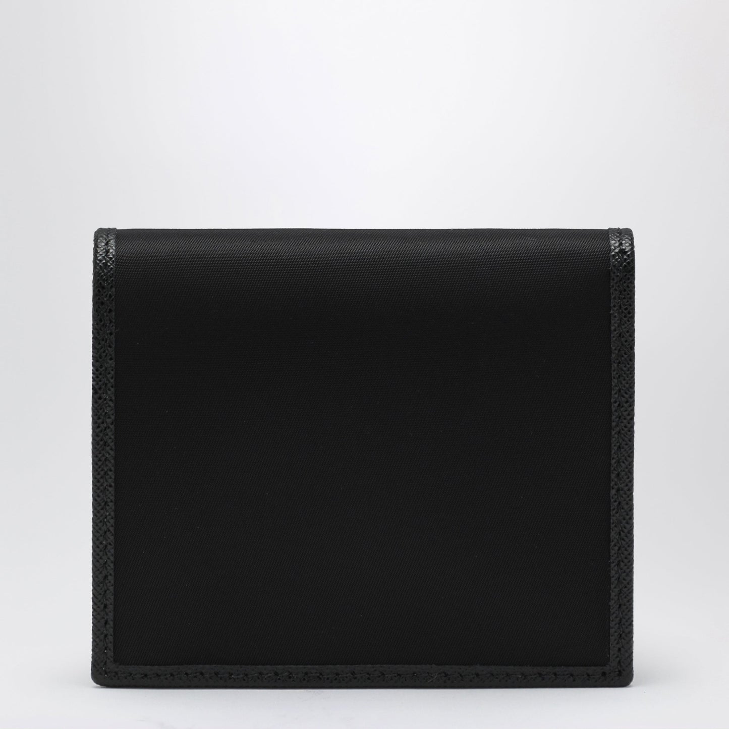 Prada Black Re-Nylon And Saffiano Wallet Men PRADA