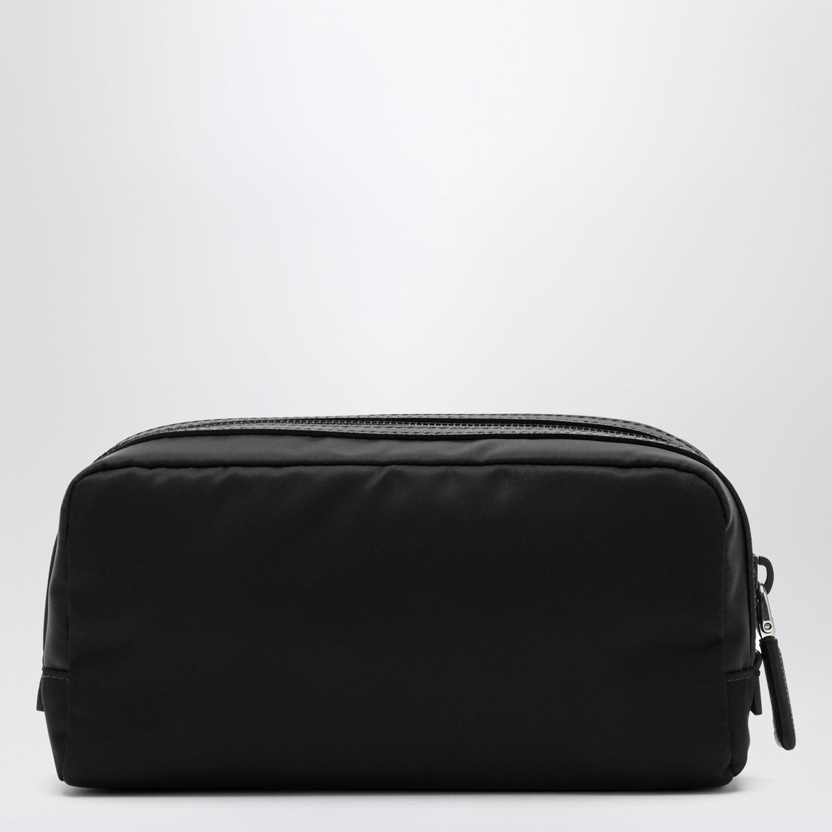Prada Black Re-Nylon And Saffiano Leather Toiletry Bag Men PRADA
