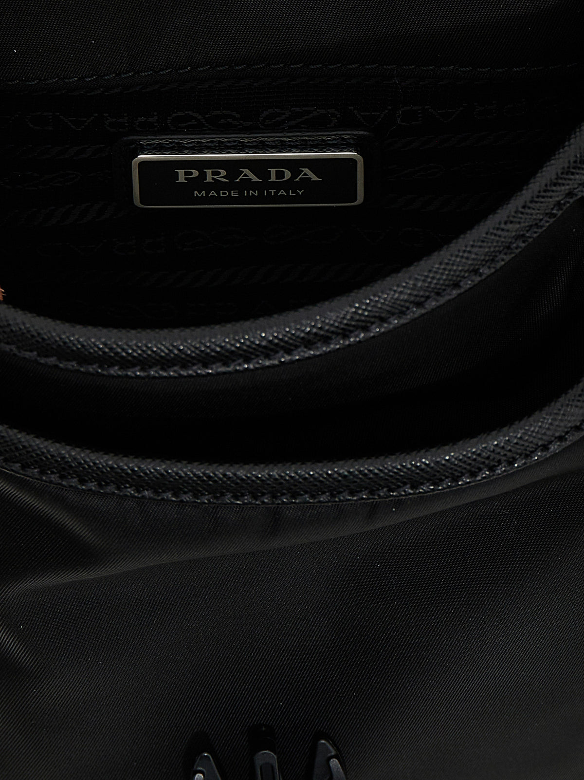 Prada Unisex Re-Nylon Logo Crossbody Bag PRADA