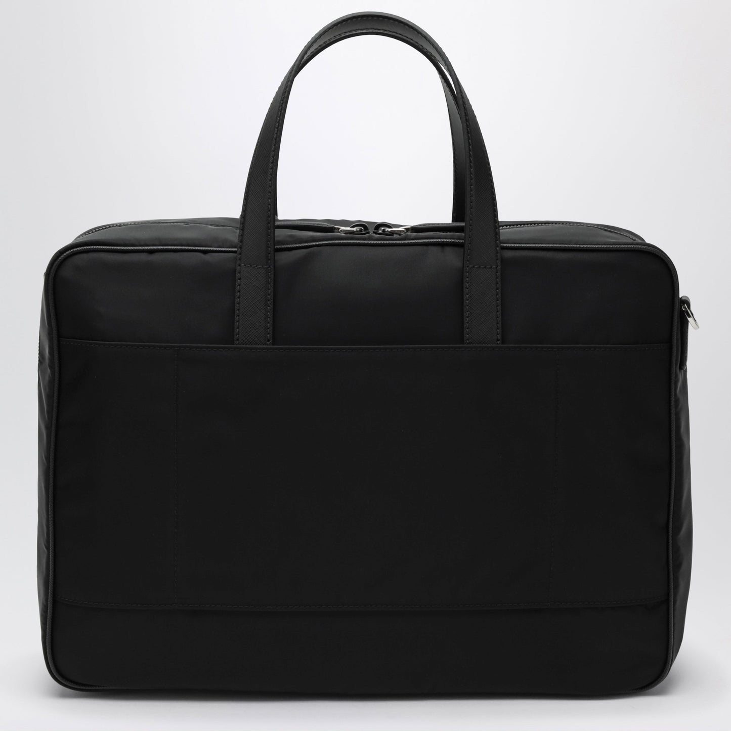 Prada Black Re-Nylon And Saffiano Work Bag Men PRADA