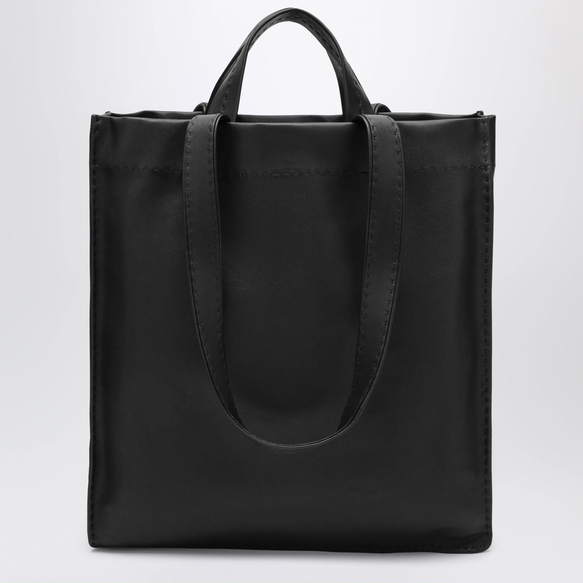 Prada Black Shopping Bag In Nappa Leather Men PRADA