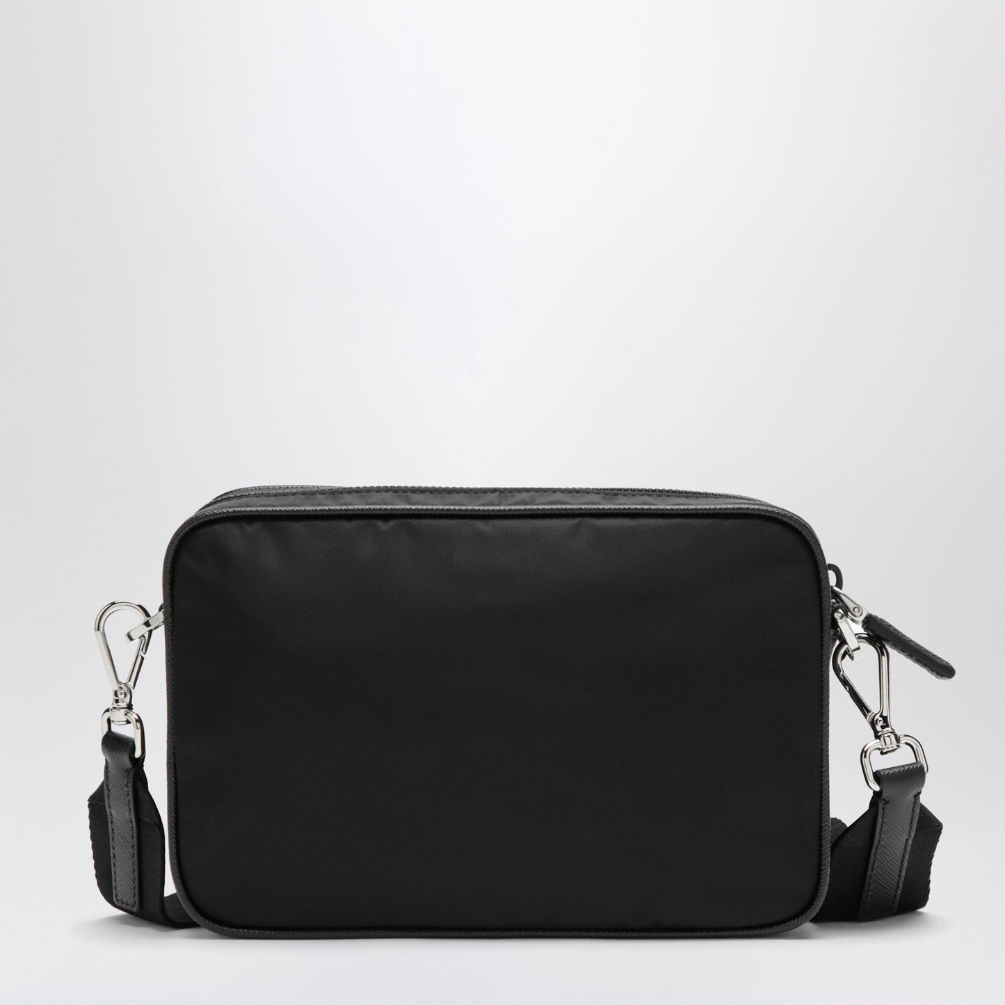 Prada Crossbody Bag In Black Re-Nylon And Saffiano Leather Men PRADA