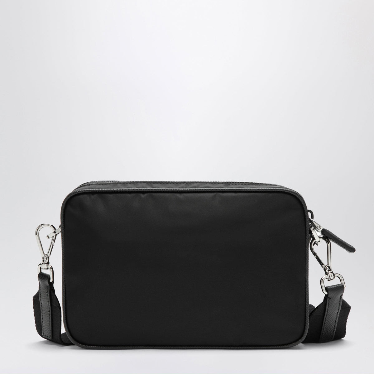 Prada Crossbody Bag In Black Re-Nylon And Saffiano Leather Men PRADA