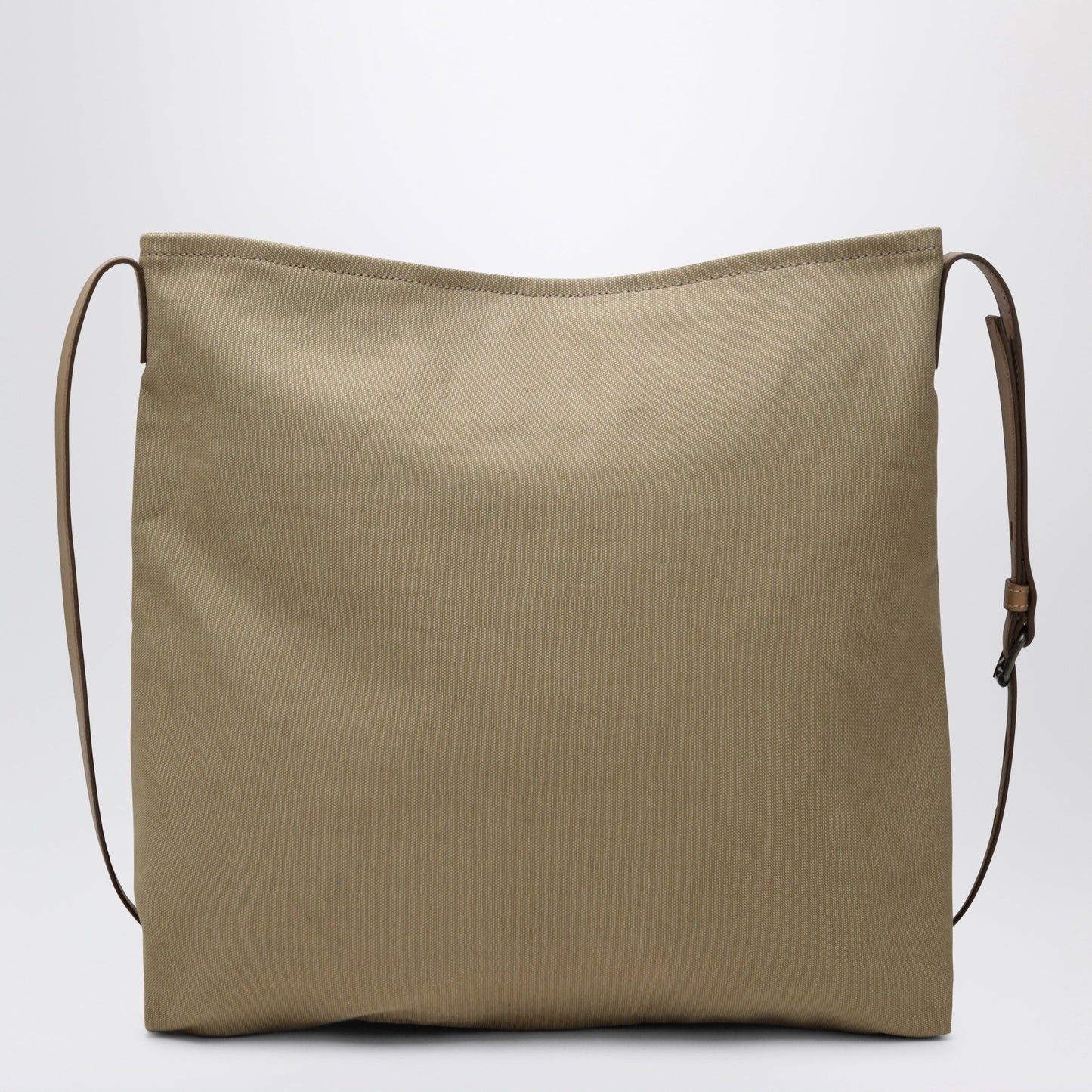 Prada Khaki Prada Route Canvas And Leather Crossbody Bag Men PRADA