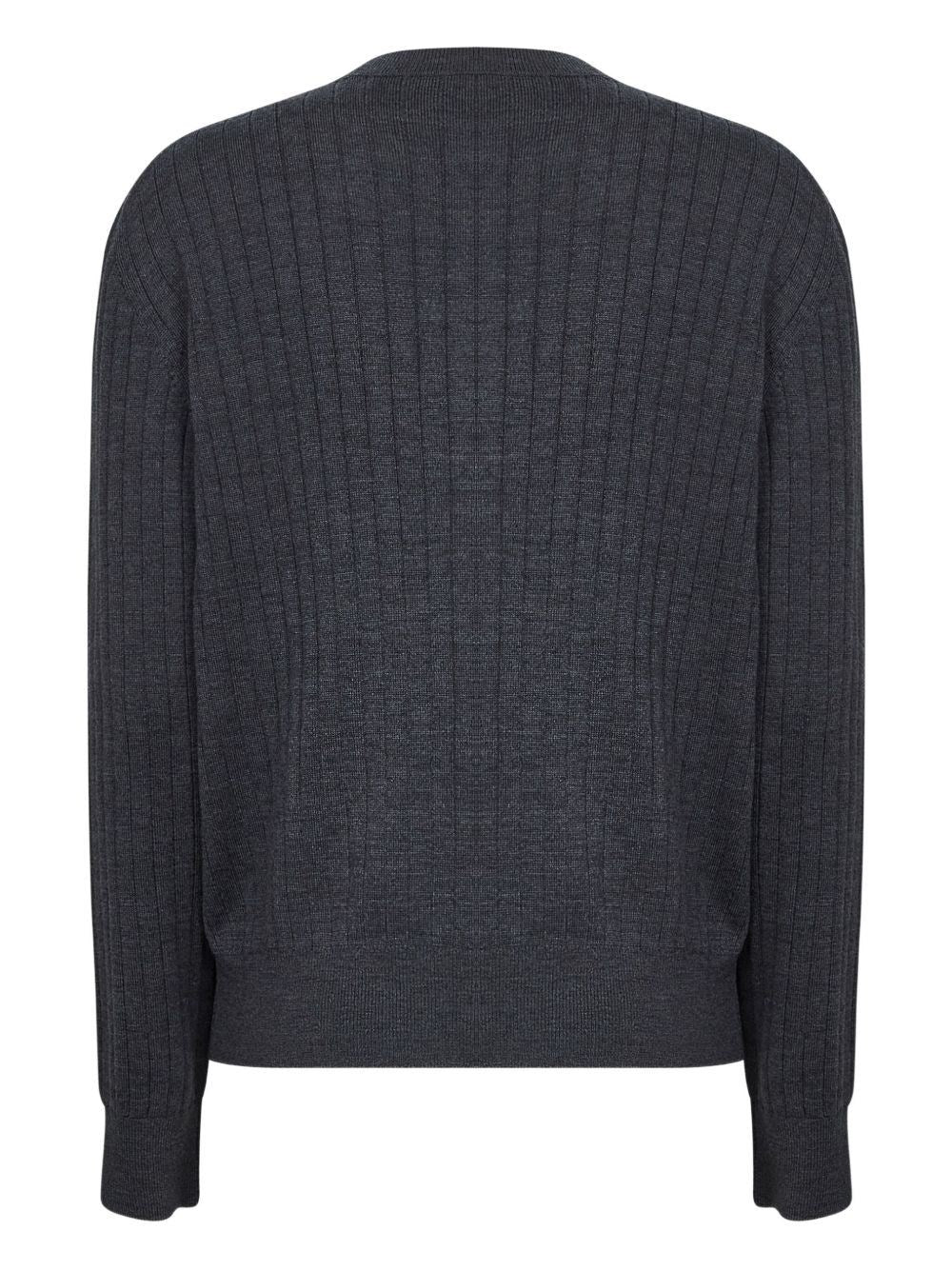 Bottega Veneta Women Ribbed Wool Cardigan