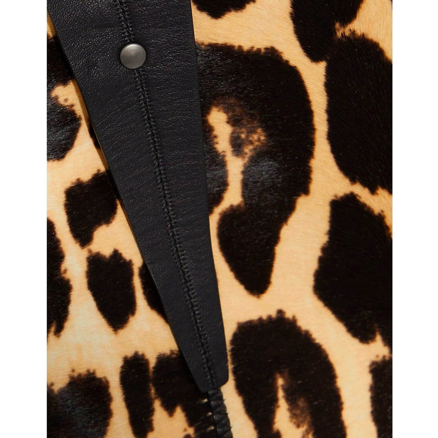 Bottega Veneta Leopard Print Calf Hair Skirt Women BOTTEGA VENETA
