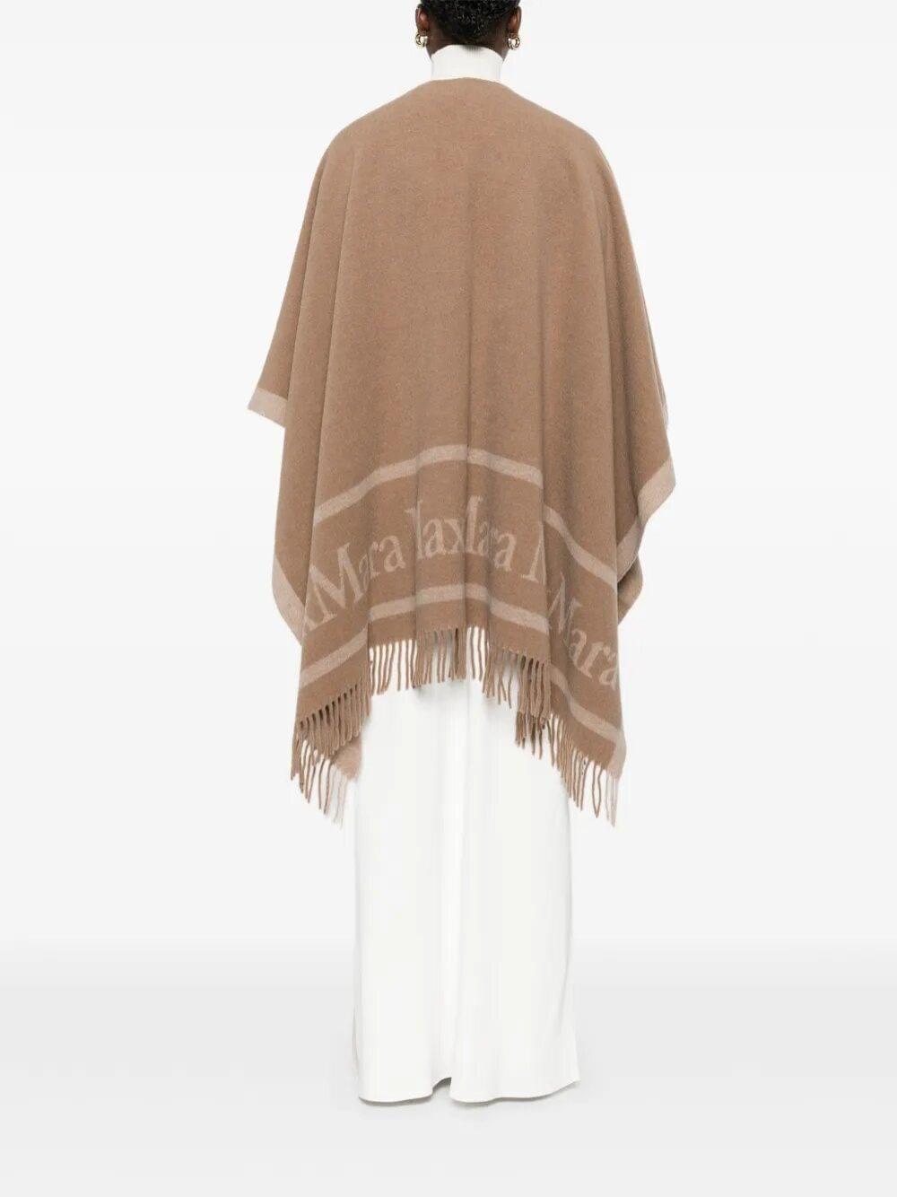 Max Mara Women Jacquard Wool Poncho MAX MARA