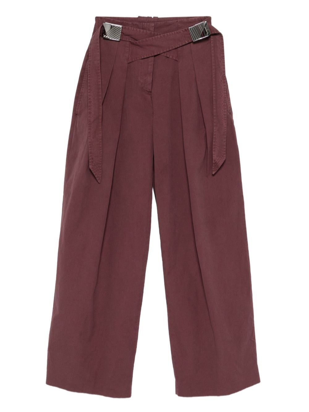 The Attico Women Canvas Trousers THE ATTICO