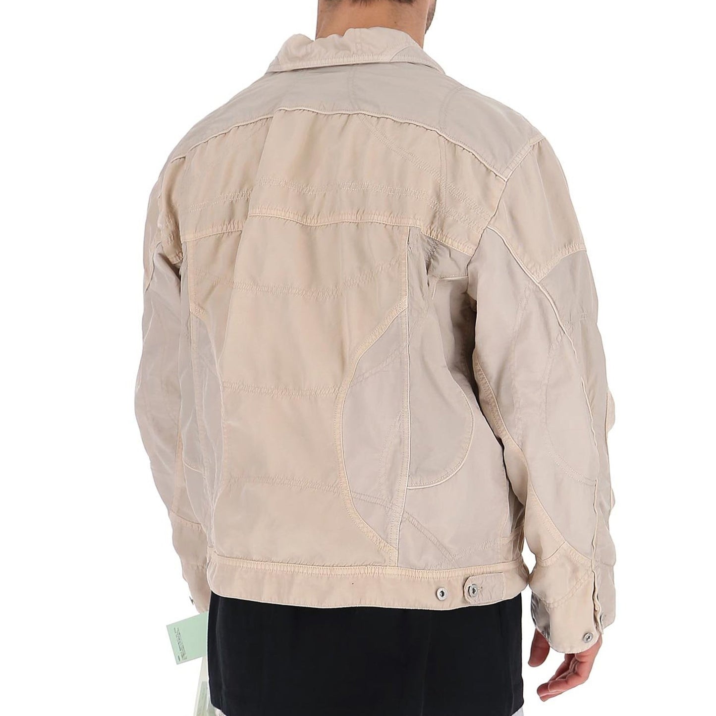 Off-White Logo Windbreaker Bomber Jacket Men OFF-WHITE