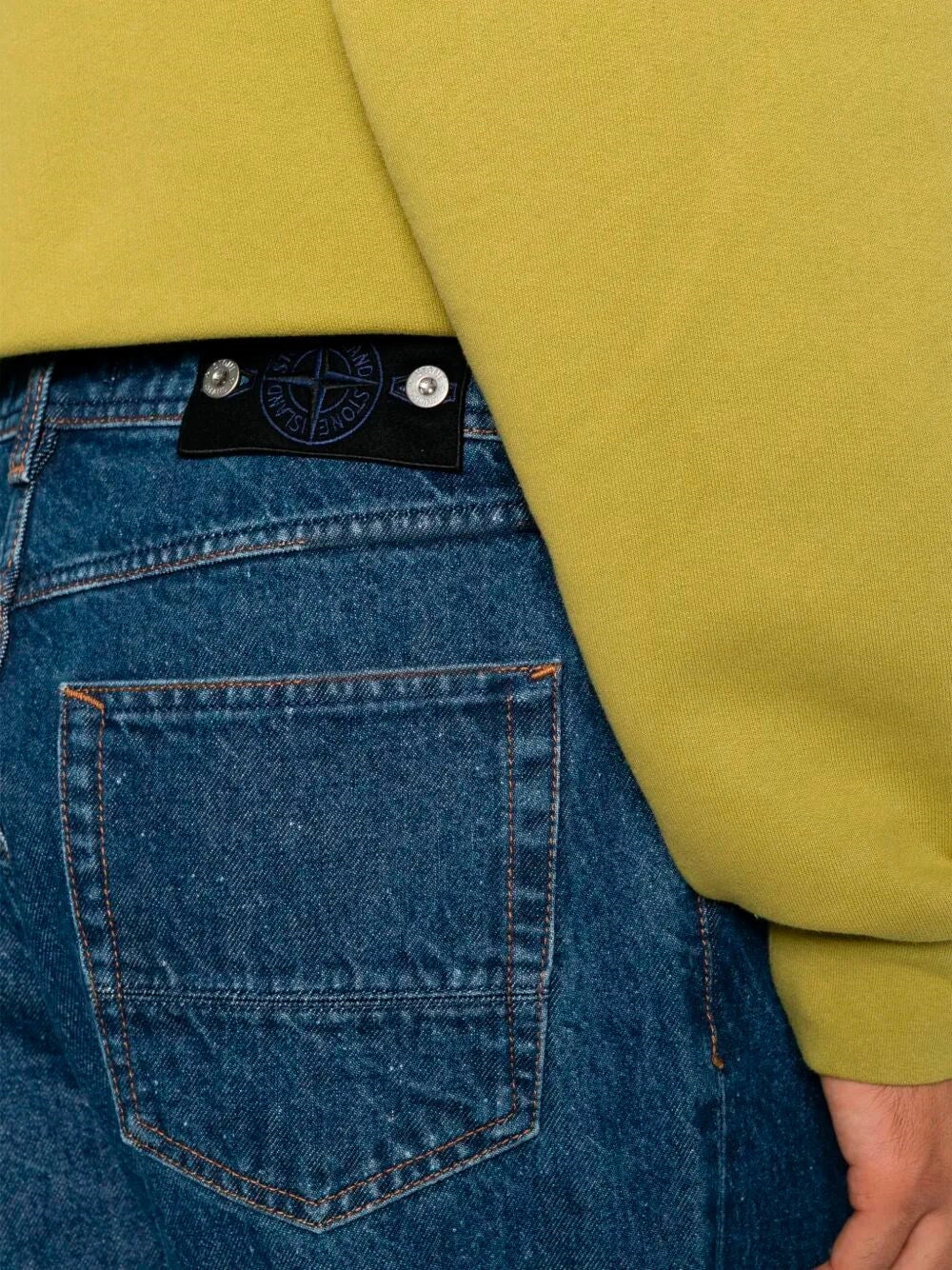 Stone Island Men `Indigo Denim-Raw` Jeans STONE ISLAND