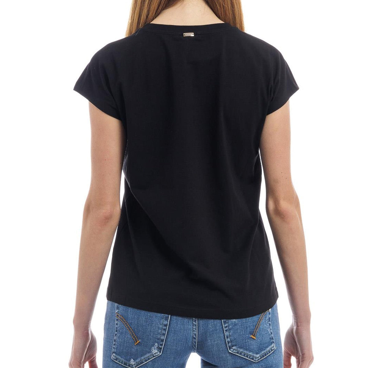 Herno Crystal-Embellished Logo T-Shirt Women HERNO