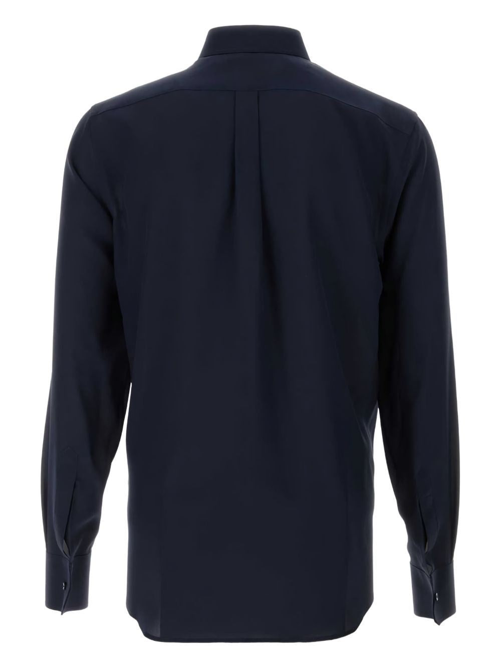 Dolce & Gabbana Men Formal Shirt In Silk Crepe De Chine DOLCE & GABBANA