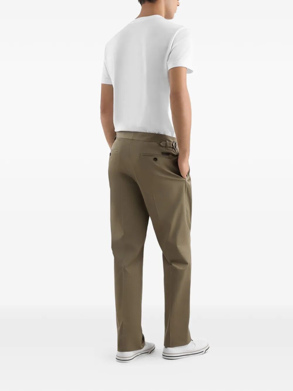 Dolce & Gabbana Men Straight-Leg Pleated Trousers DOLCE & GABBANA