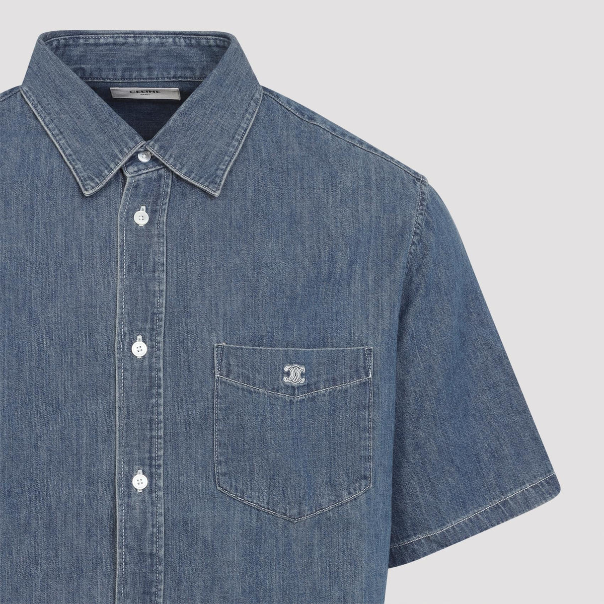 Celine Cotton Bowling Shirt Men Men CELINE