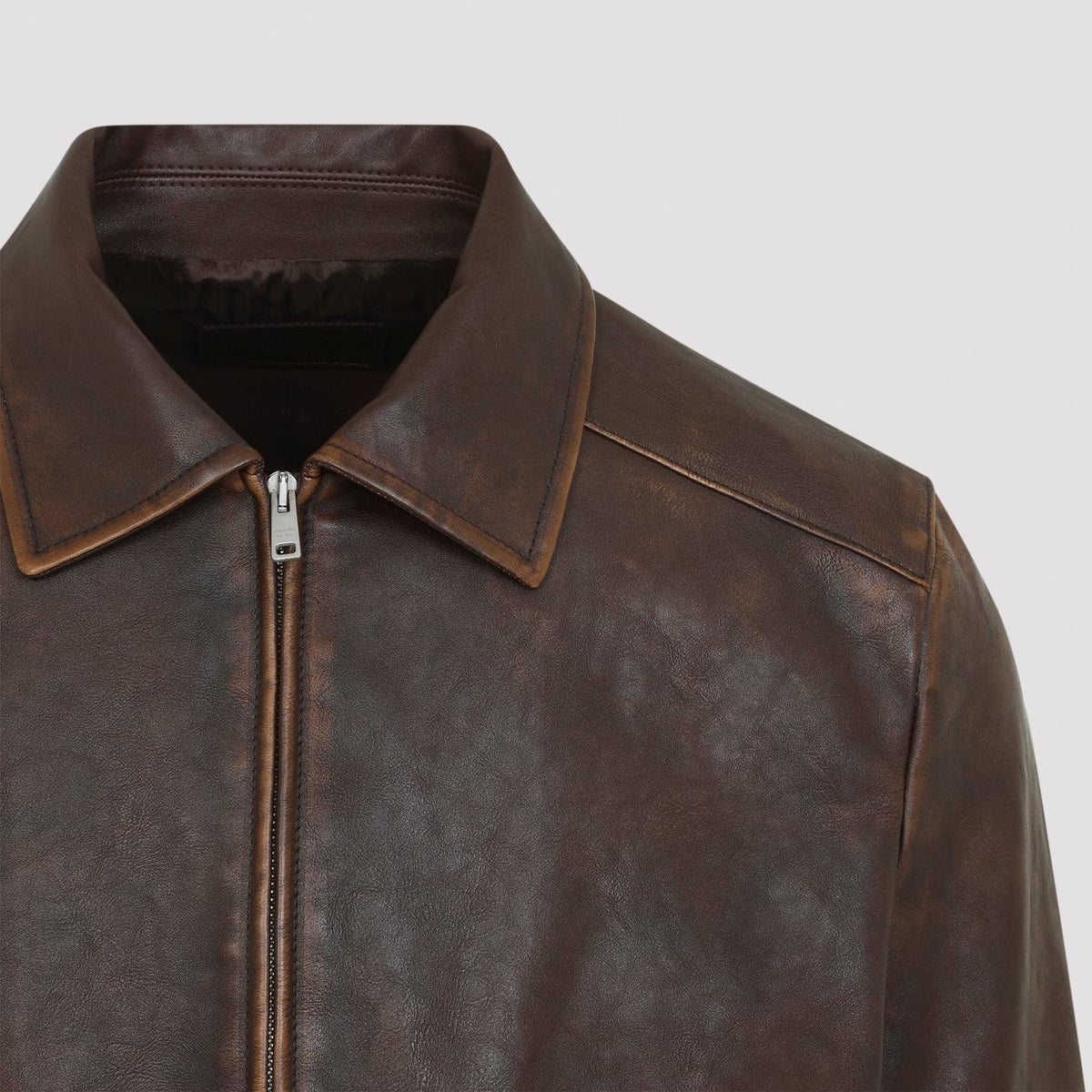 Prada Leather Jacket Men PRADA