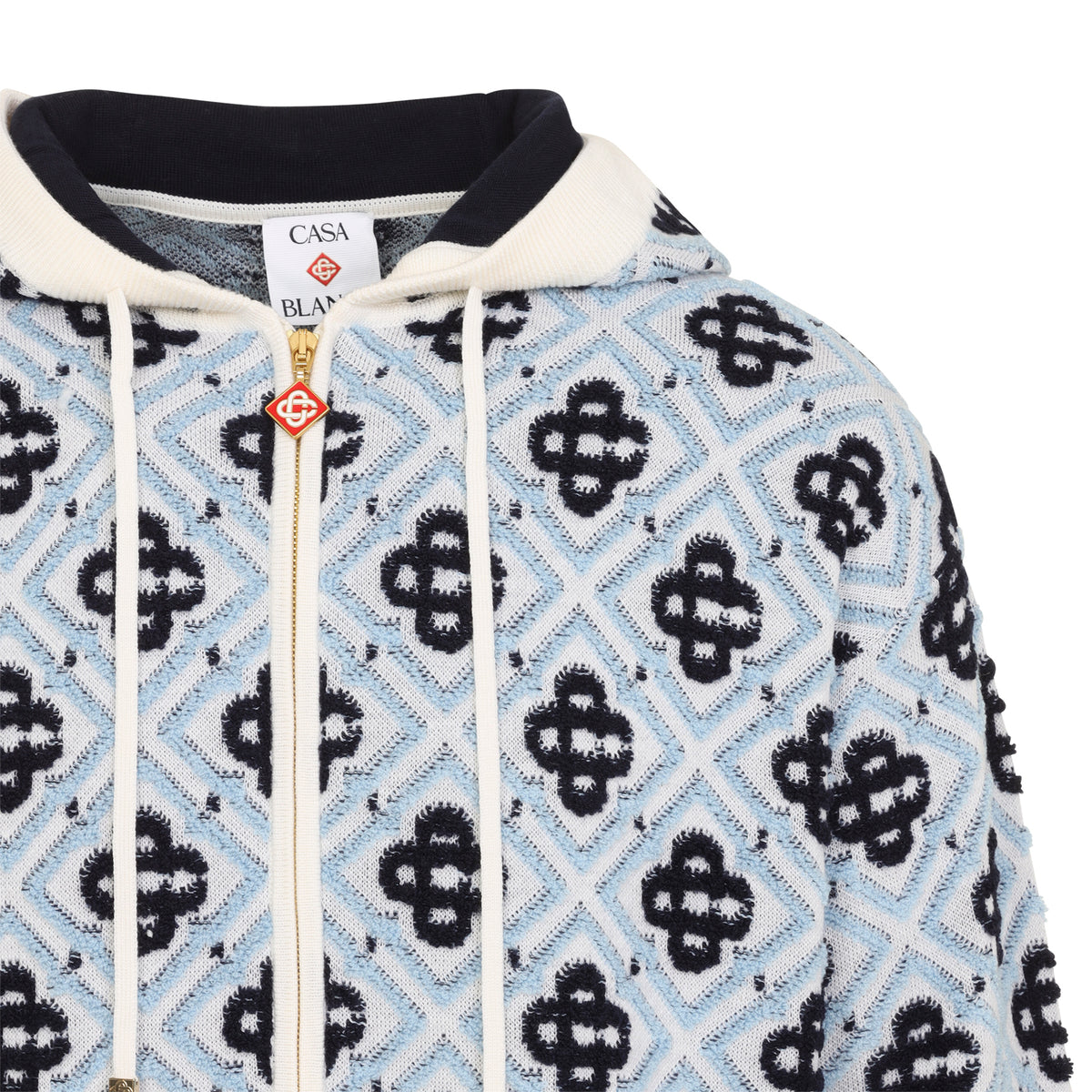Casablanca Monogram Zip Hp Hoodie Men CASABLANCA