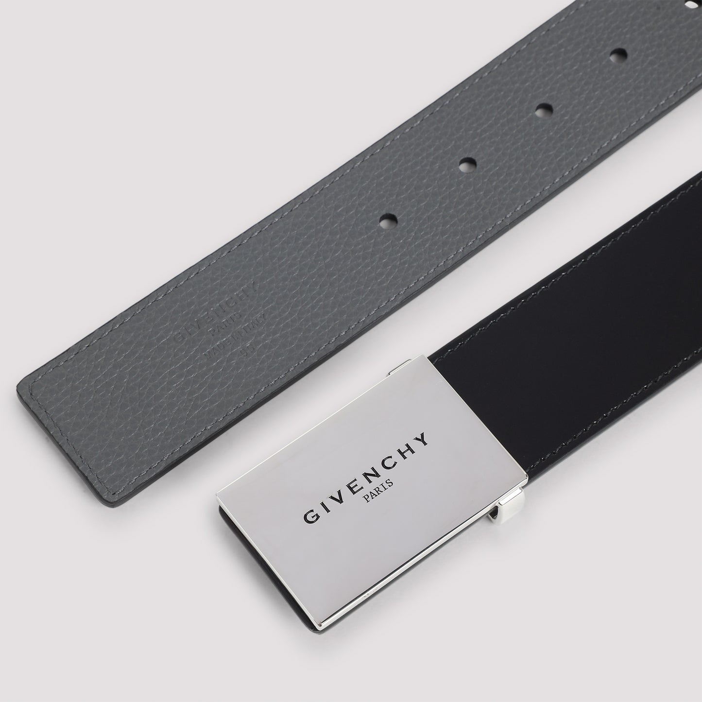 Givenchy Metal Plaque Belt Men GIVENCHY