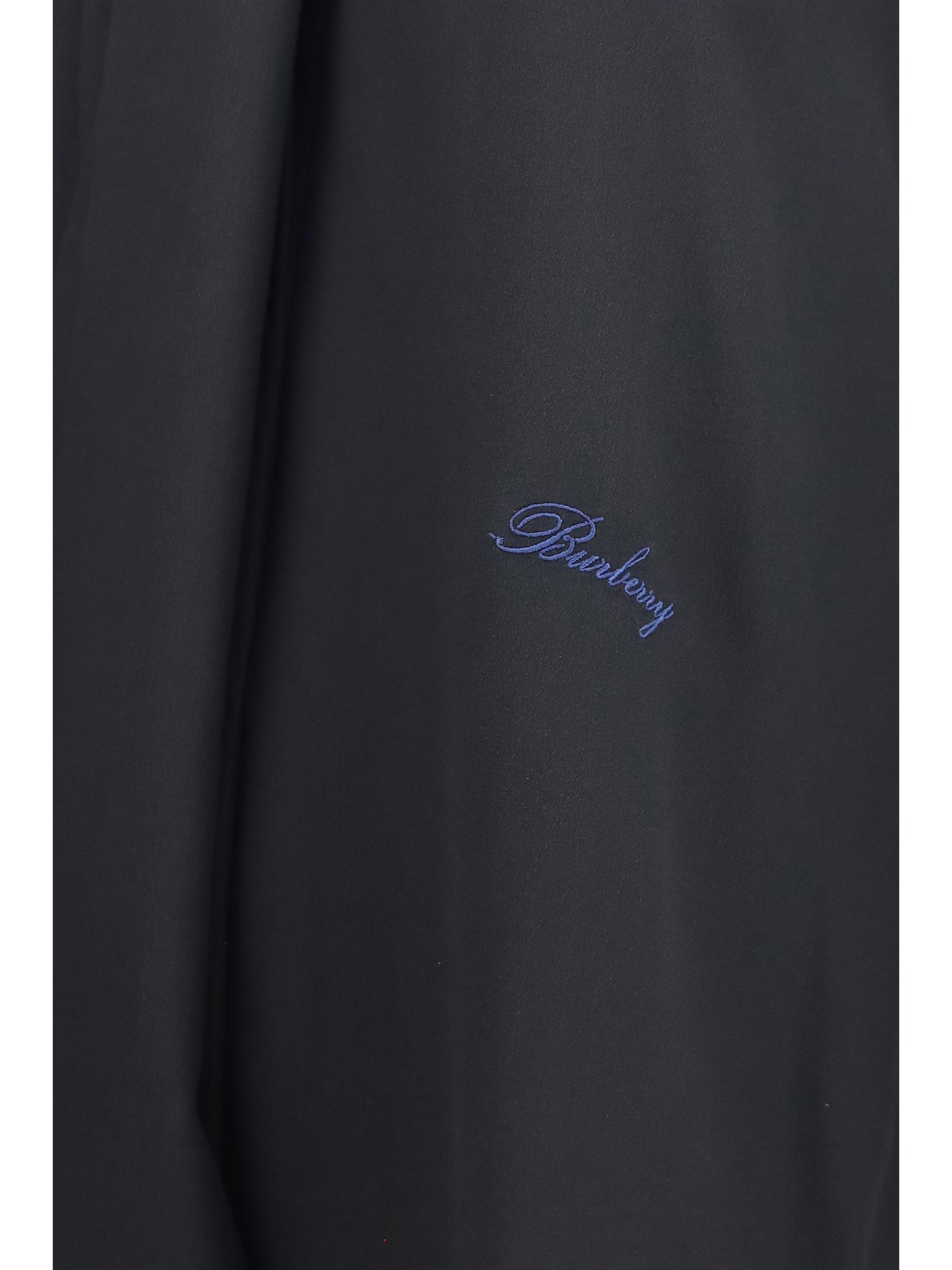 Burberry Women Silk Blouse With Embroidered Logo And Scarf Detail BURBERRY