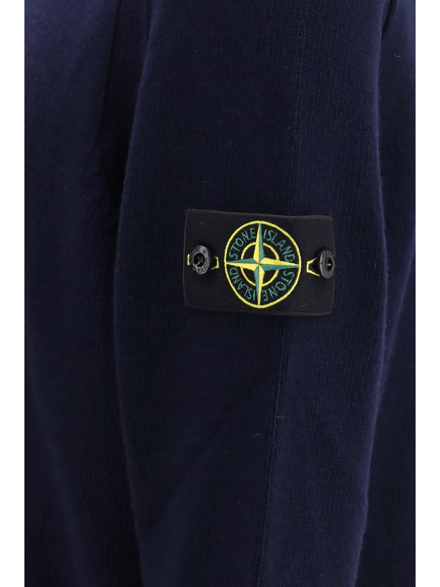 Stone Island Men Sweater Crewneck With Logo Patch On The Sleeve STONE ISLAND