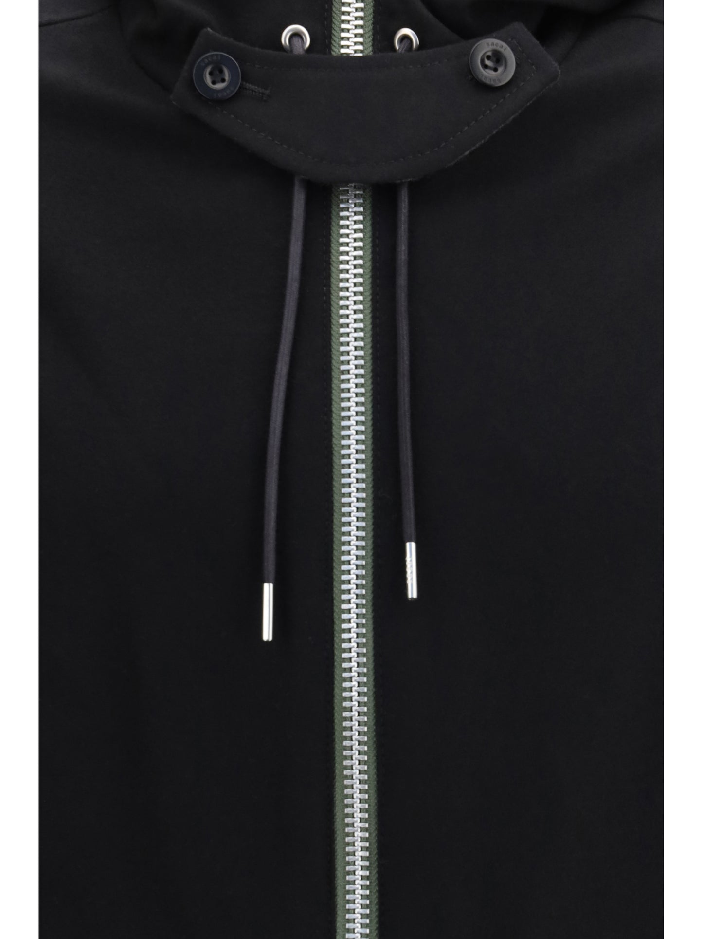 Sacai Men Hooded Flannel Jacket SACAI