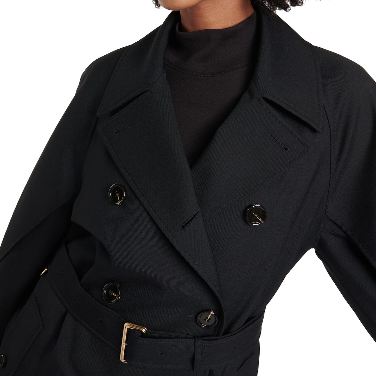 Burberry Blend Wool Trench Coat Women Women BURBERRY