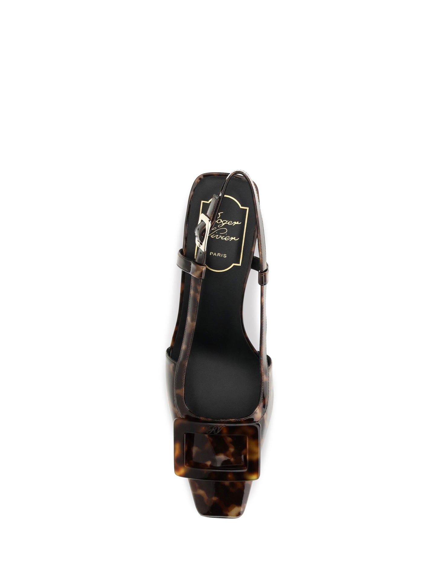 Roger Vivier Women Tortoiseshell Belle Vivier Slingback Pumps ROGER VIVIER