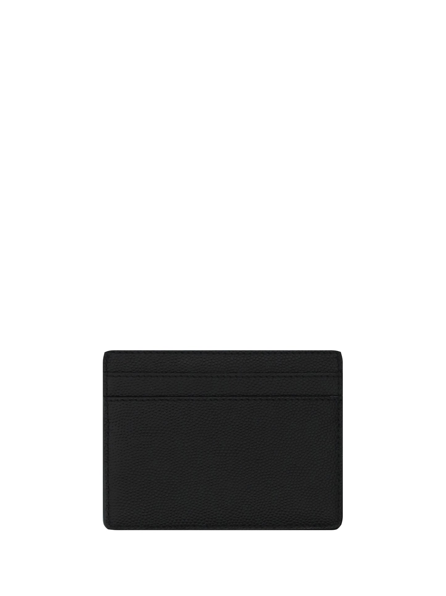 Saint Laurent Men Grain De Poudre Leather Cardholder SAINT LAURENT