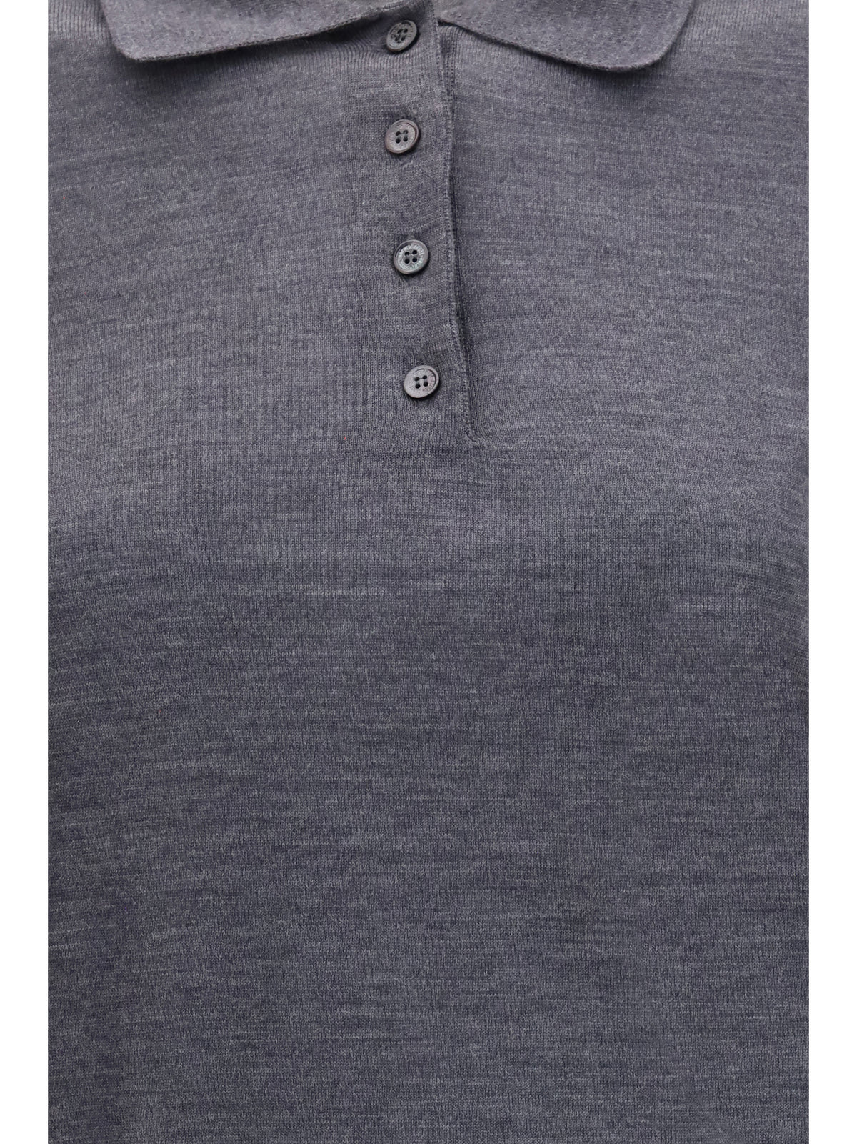 Golden Goose Women Long Sleeve Merino Wool Polo GOLDEN GOOSE